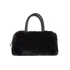 Luxe Fashion Classic Faux Fur Bowler | 1-Piece | Black